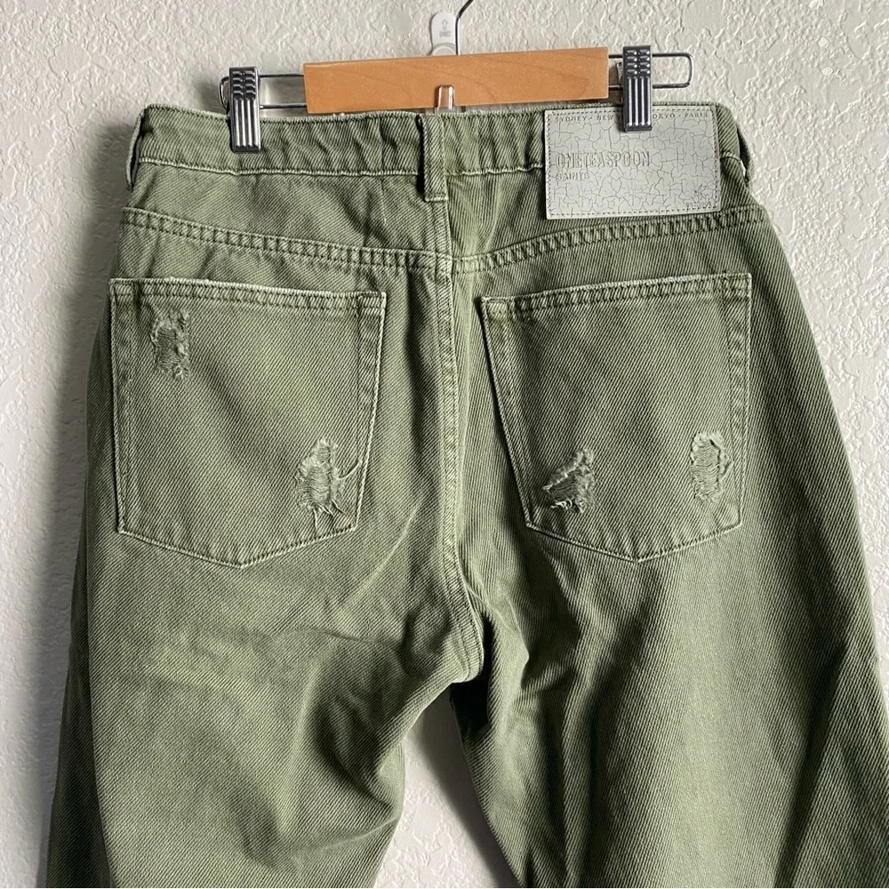 One Teaspoon Messed Up Saints Boyfriend Baggy Jeans - Picture 7 of 9